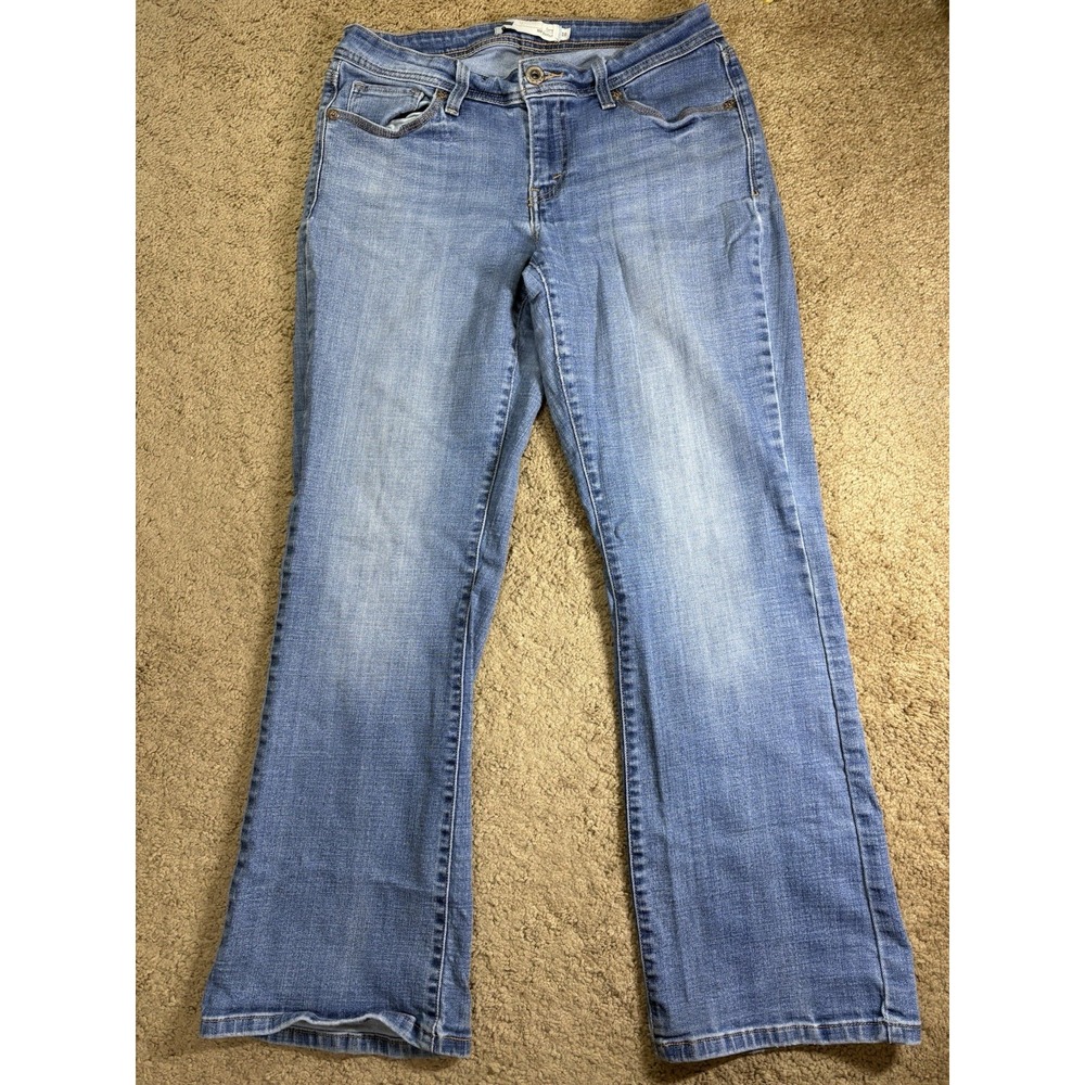Levi's 529 Curvy Bootcut Jeans Size 10M Blue Denim Mid Rise
